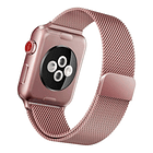 Correa De Acero X-doria Para Apple Watch Serie 11 42mm Rosa 1