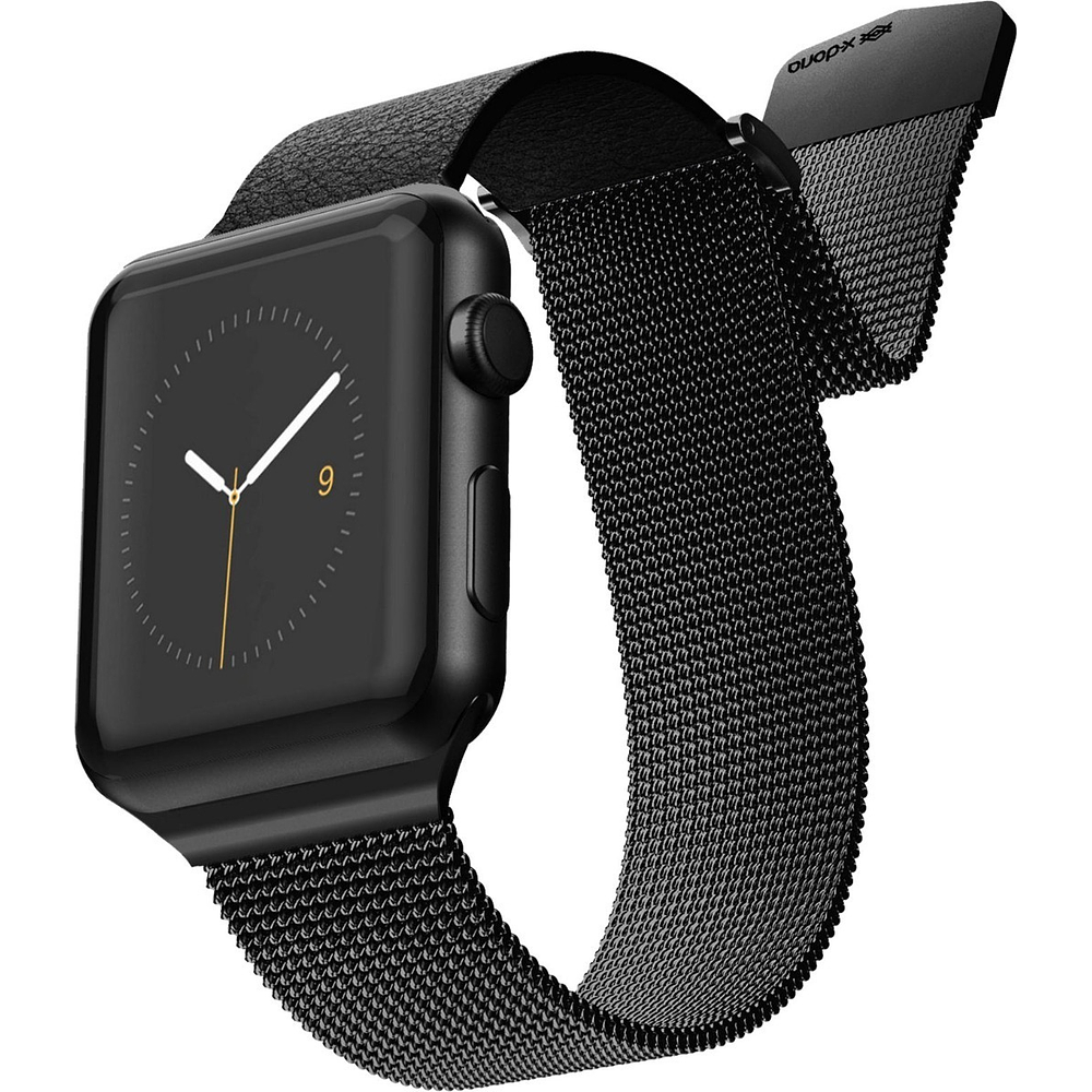 Correa Acero Y Cuero X-doria Para Apple Watch Serie 11 42mm 1