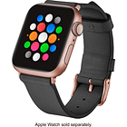 Correa De Cuero Platinum Para Apple Watch Serie 11 42mm 2