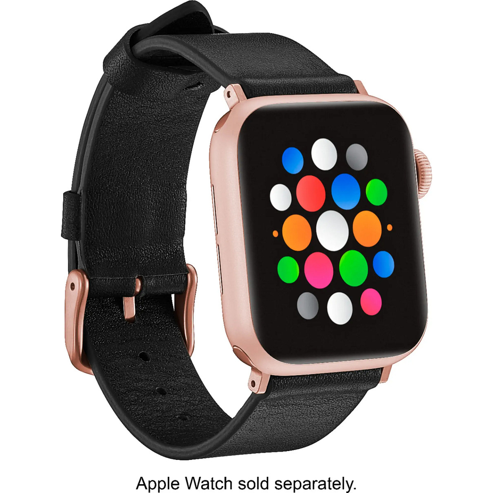 Correa De Cuero Platinum Para Apple Watch Serie 11 42mm 3