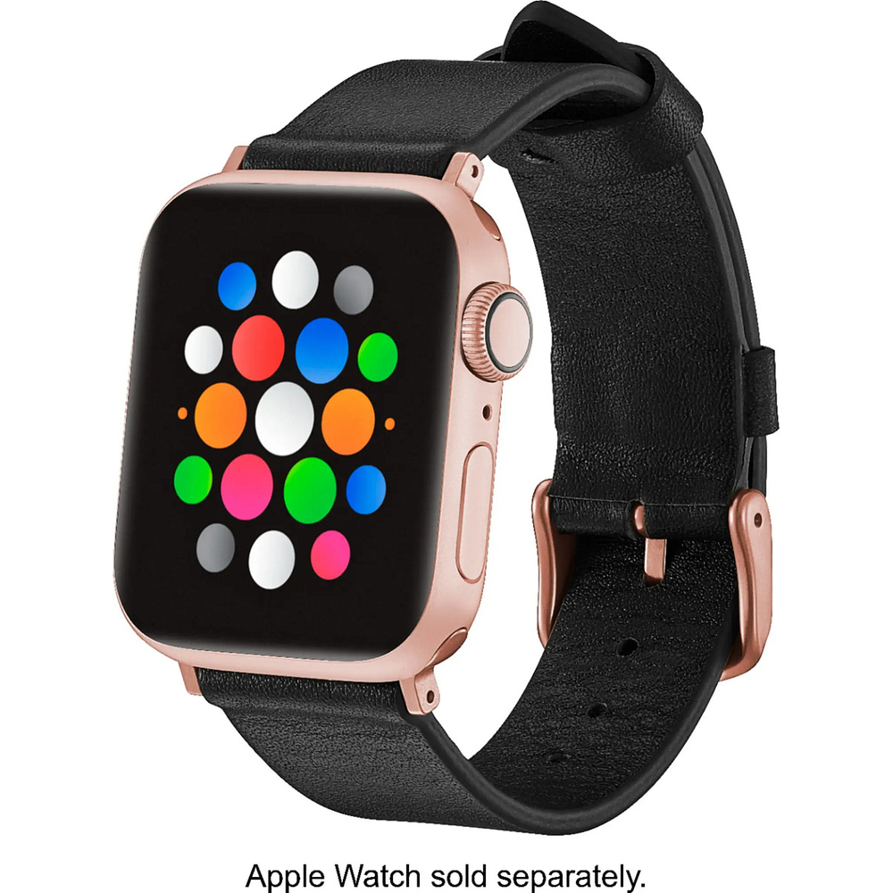 Correa De Cuero Platinum Para Apple Watch Serie 11 42mm 4