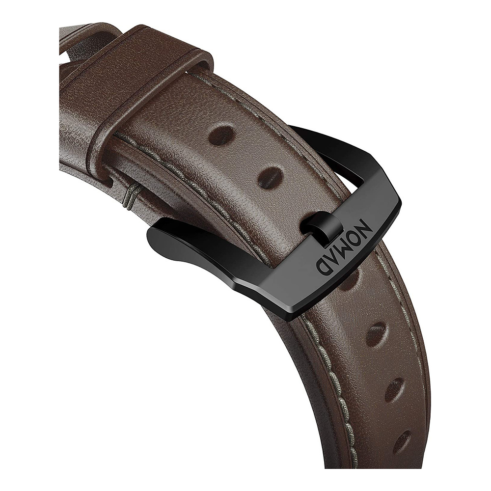 Correa De Cuero Nomad Para Apple Watch Serie 11 42mm Marrón 3