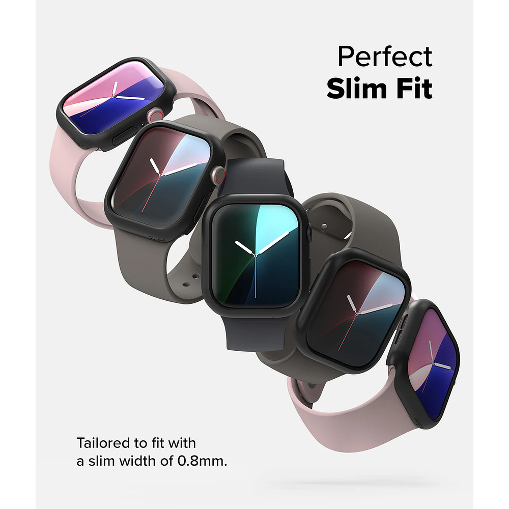 Case Ringke Slim 2-pack Para Apple Watch Serie 11 42mm 3