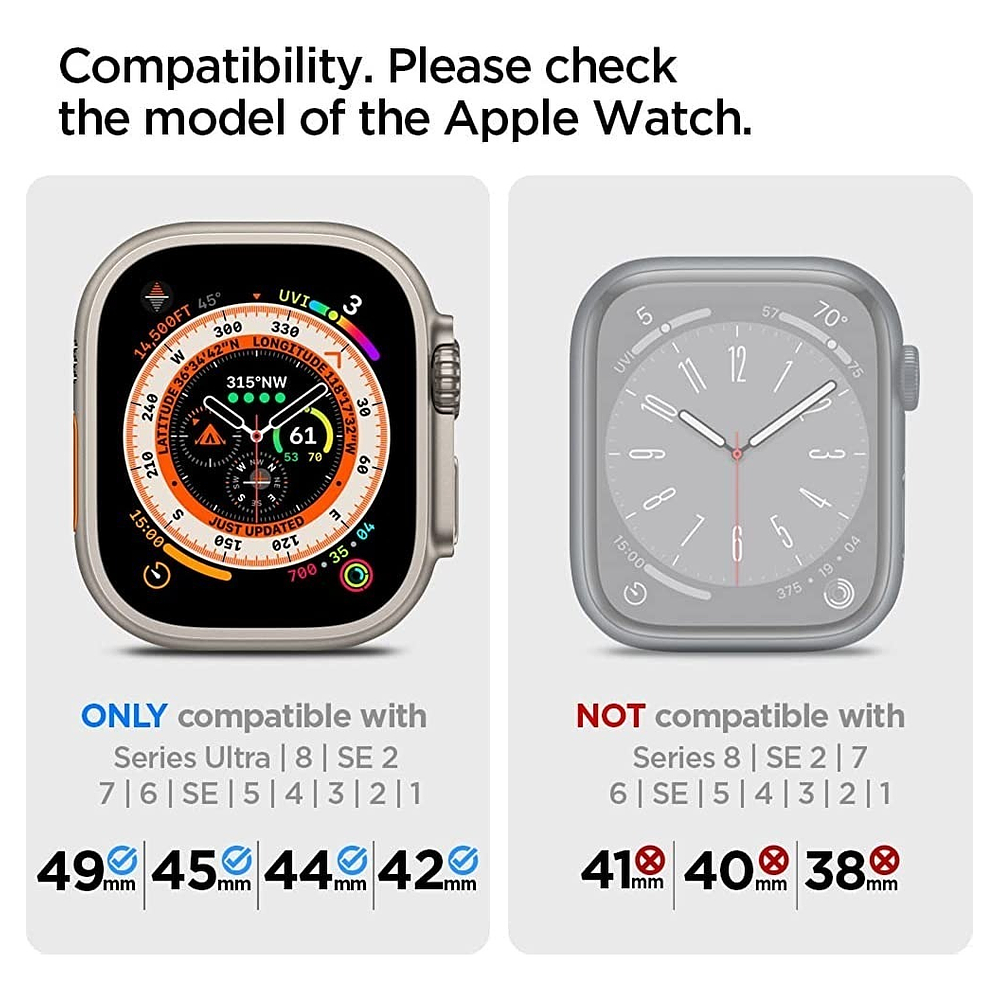 Correa De Nylon Spigen Para Apple Watch Serie 11 46mm Azul 2