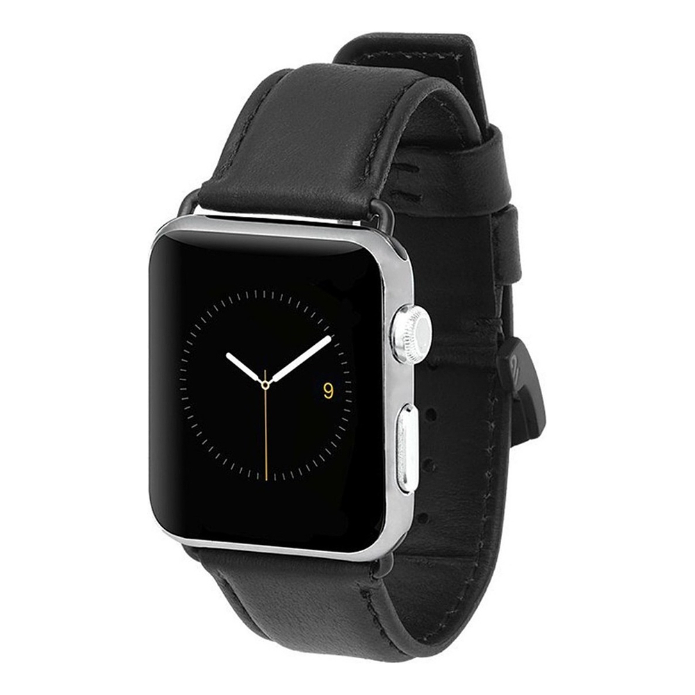 Correa Cuero Case Mate Para Apple Watch Serie 11 46mm Negro 1