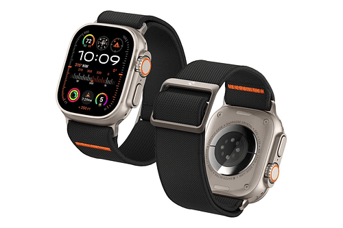 Correa Spigen Lite Ultra Para Apple Watch 11 46mm  Negro