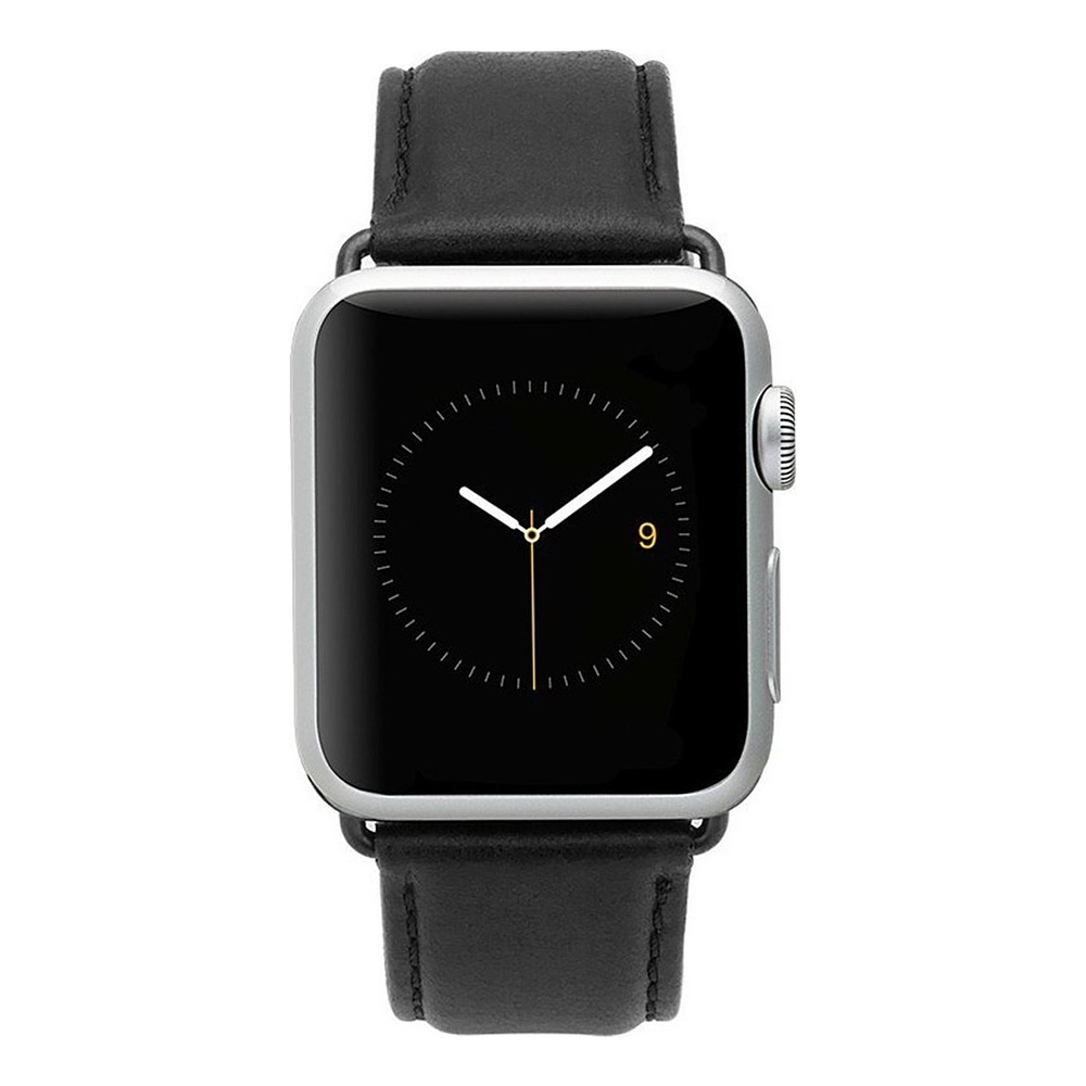 Correa Cuero Case Mate Para Apple Watch Serie 11 46mm Negro 3