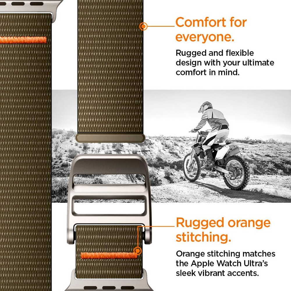 Correa Spigen Durapro Flex Ultra Para Apple Watch 11 46mm Kh 4