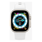 Correa Spigen Silicone Fit Para Apple Watch 11 46mm Blanco 2