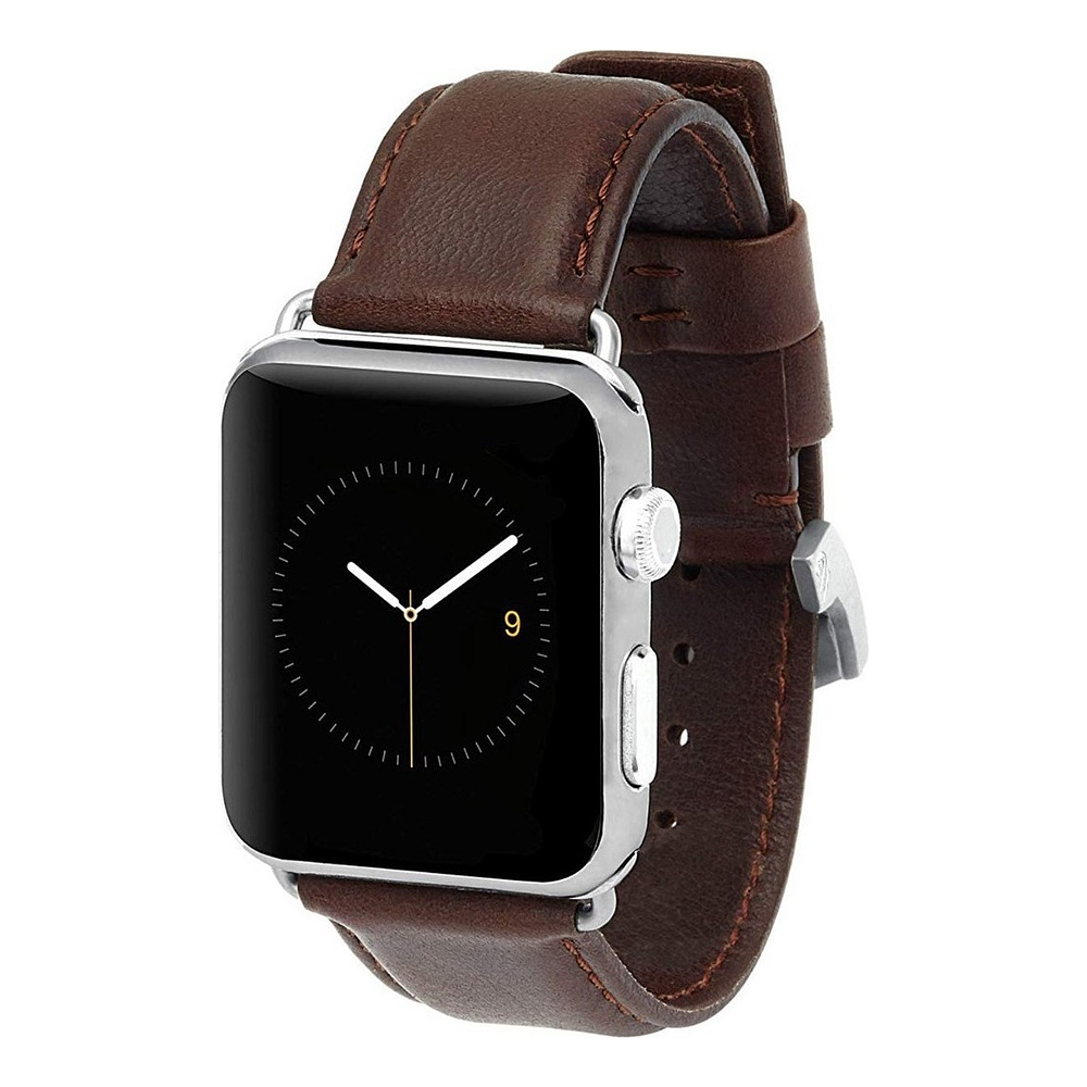 Correa D Cuero Case Mate Para Apple Watch Serie 11 46mm Café 1