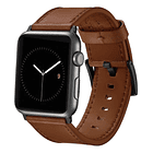 Correa Cuero Platinum Para Apple Watch Serie 11 46mm Papaya 3