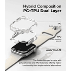 Case Ringke Fusion Bumper Para Apple Watch 11 46mm Clear 2