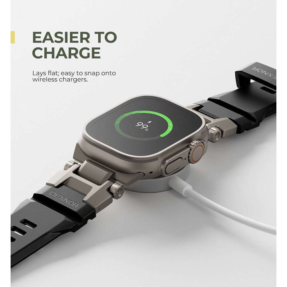 Correa De Acero / Tpu Dexnor Para Apple Watch Serie 11 46mm 3