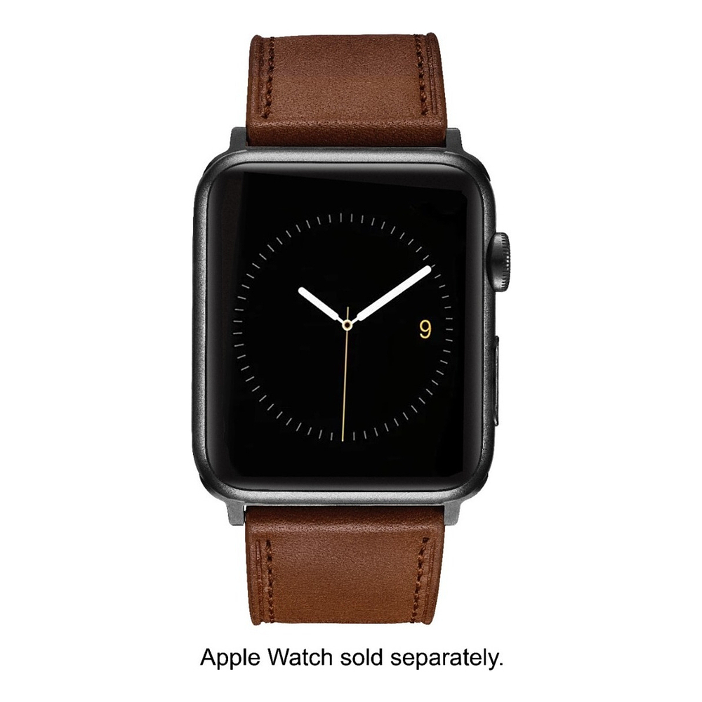 Correa Cuero Platinum Para Apple Watch Serie 11 46mm Papaya 5