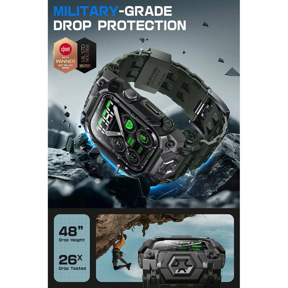 Case + Correa Supcase Ub Ore Para Apple Watch Serie 11 46mm 5