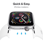 Correa Spigen Silicone Fit Para Apple Watch 11 46mm Blanco 6