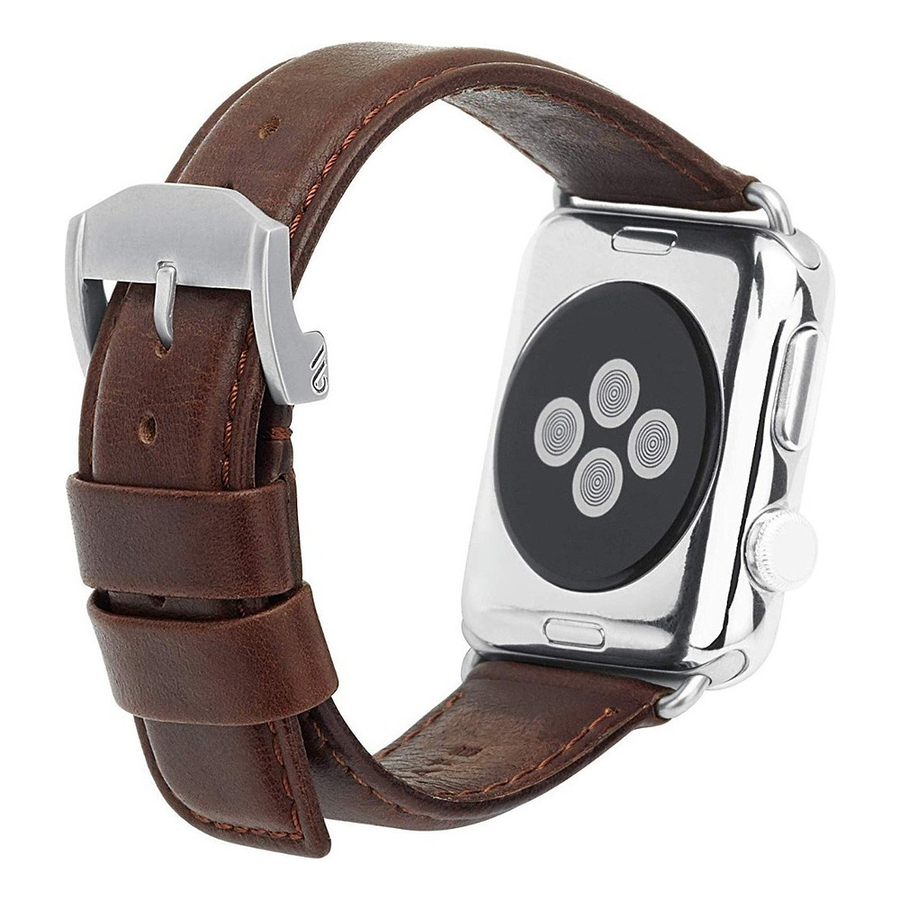 Correa D Cuero Case Mate Para Apple Watch Serie 11 46mm Café 5