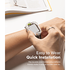 Case Ringke Fusion Bumper Para Apple Watch 11 46mm Clear 4