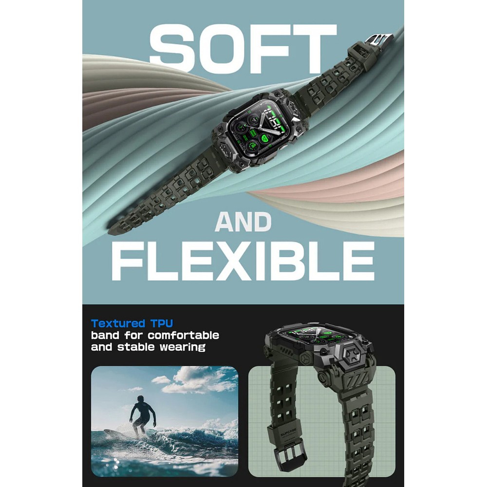 Case + Correa Supcase Ub Ore Para Apple Watch Serie 11 46mm 7