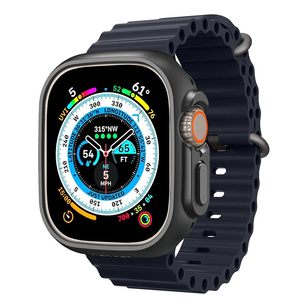 Case Spigen Thin Fit Para Apple Watch Ultra 3ra Gen 49mm Neg 2