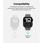 Case Ringke Fusion Bumper Para Apple Watch 11 46mm Clear 7