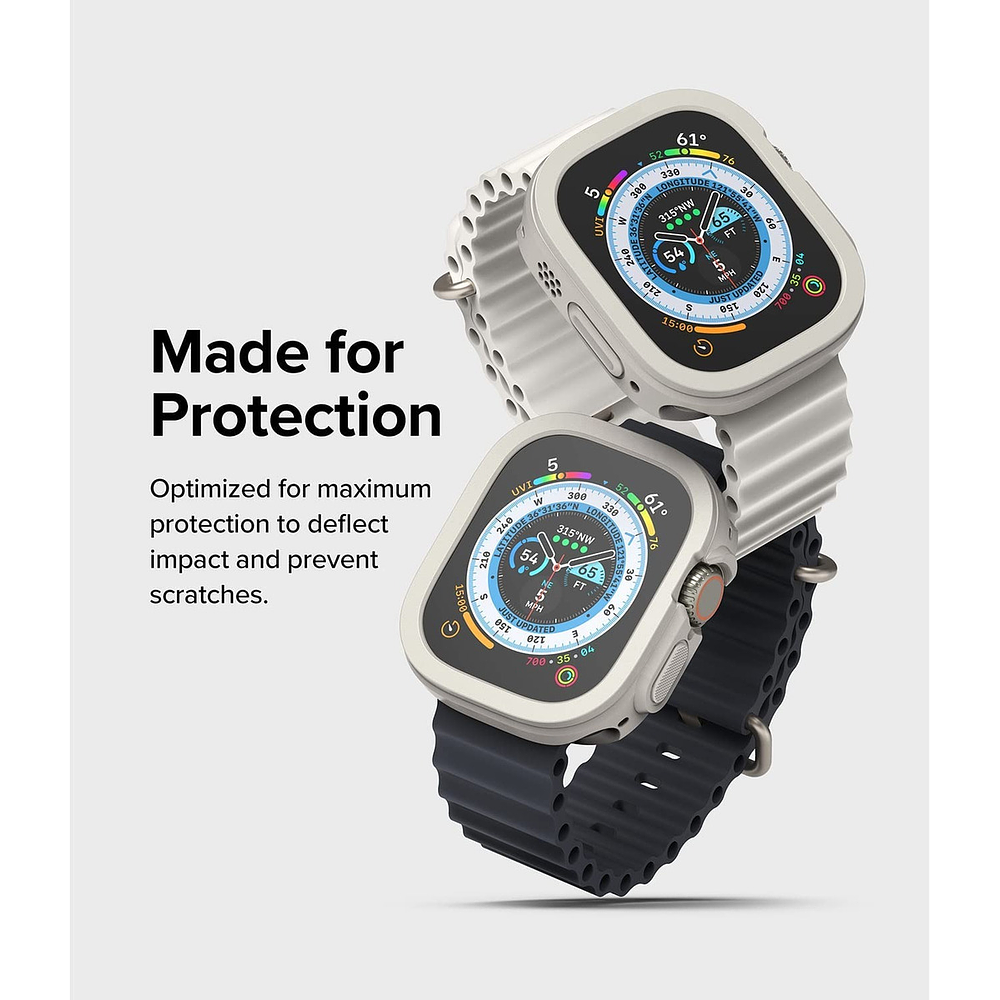 Case Ringke Air Para Apple Watch Ultra 3ra Gen 49mm Gray 2