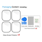 Mica Glass Suoman Para Apple Watch Ultra 49mm 3ra Gen 4pcs 7