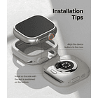 Case Ringke Air Para Apple Watch Ultra 3ra Gen 49mm Gray 4