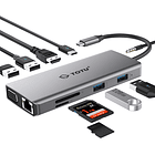 Adaptador Hub Totu Usb C Para Galaxy Tab S11 Ultra X930 X936 1