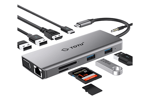 Adaptador Hub Totu Usb C Para Galaxy Tab S11 Ultra X930 X936