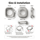 Case Ringke Air Para Apple Watch Ultra 3ra Gen 49mm Gray 9