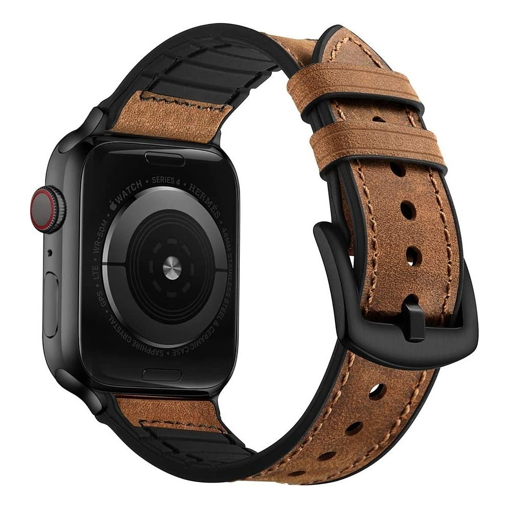 Correa D Cuero Ouheng Para Apple Watch Ultra 3ra Gen 49mm Ma 6