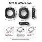 Case Ringke Air Para Apple Watch Ultra 3ra Gen 49mm Negro 7