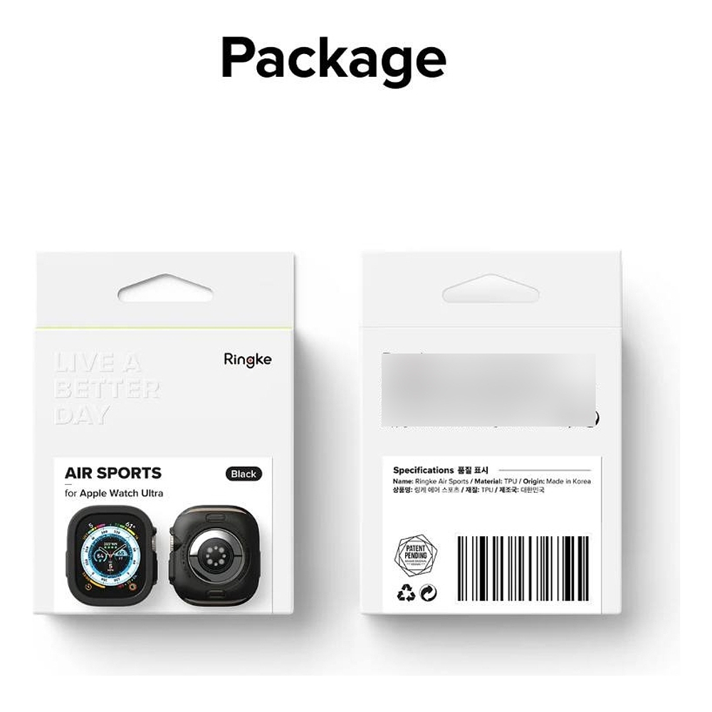 Case Ringke Air Para Apple Watch Ultra 3ra Gen 49mm Negro 9