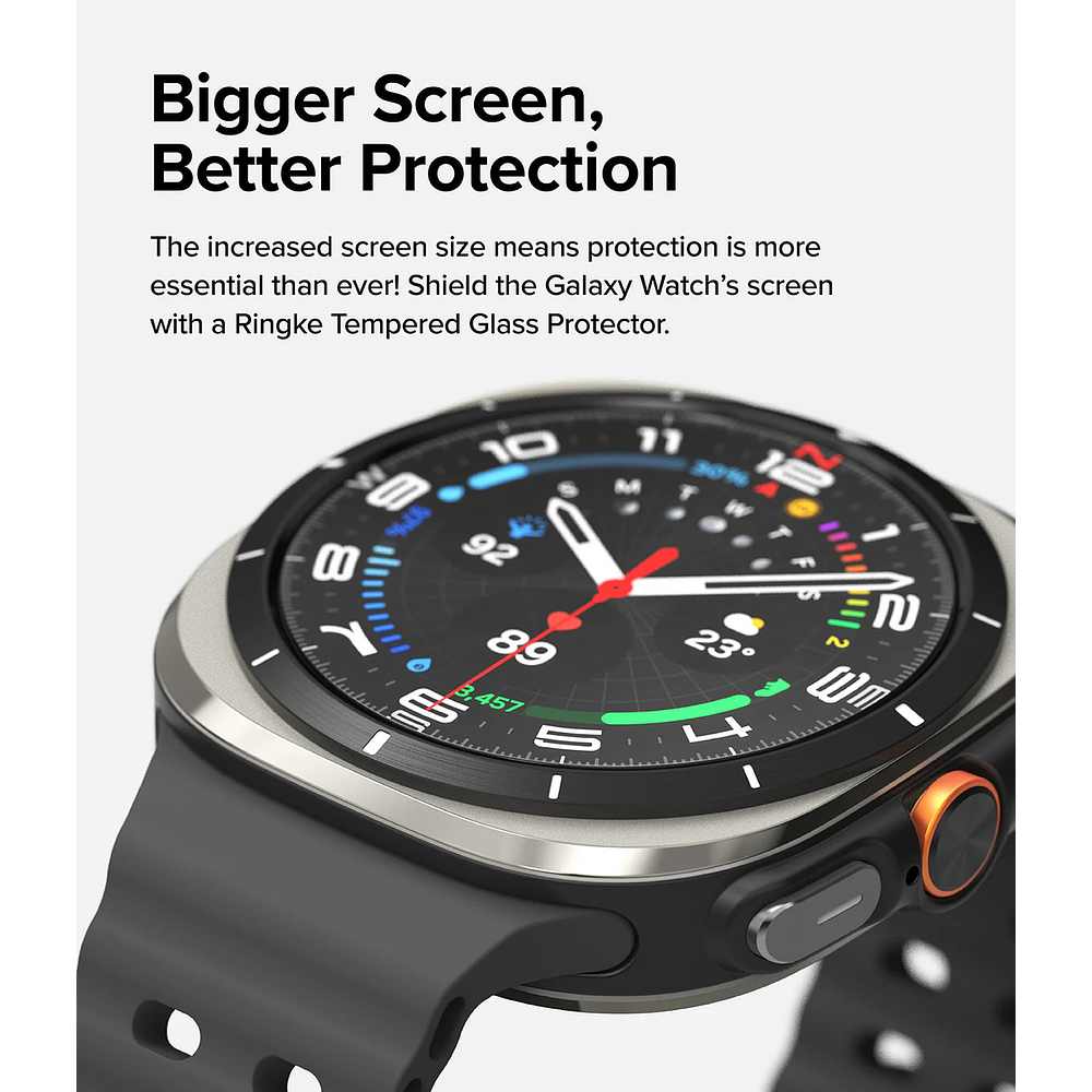 Mica De Vidrio Ringke Glass Para Galaxy Watch Ultra 2025 47mm 4pc 4