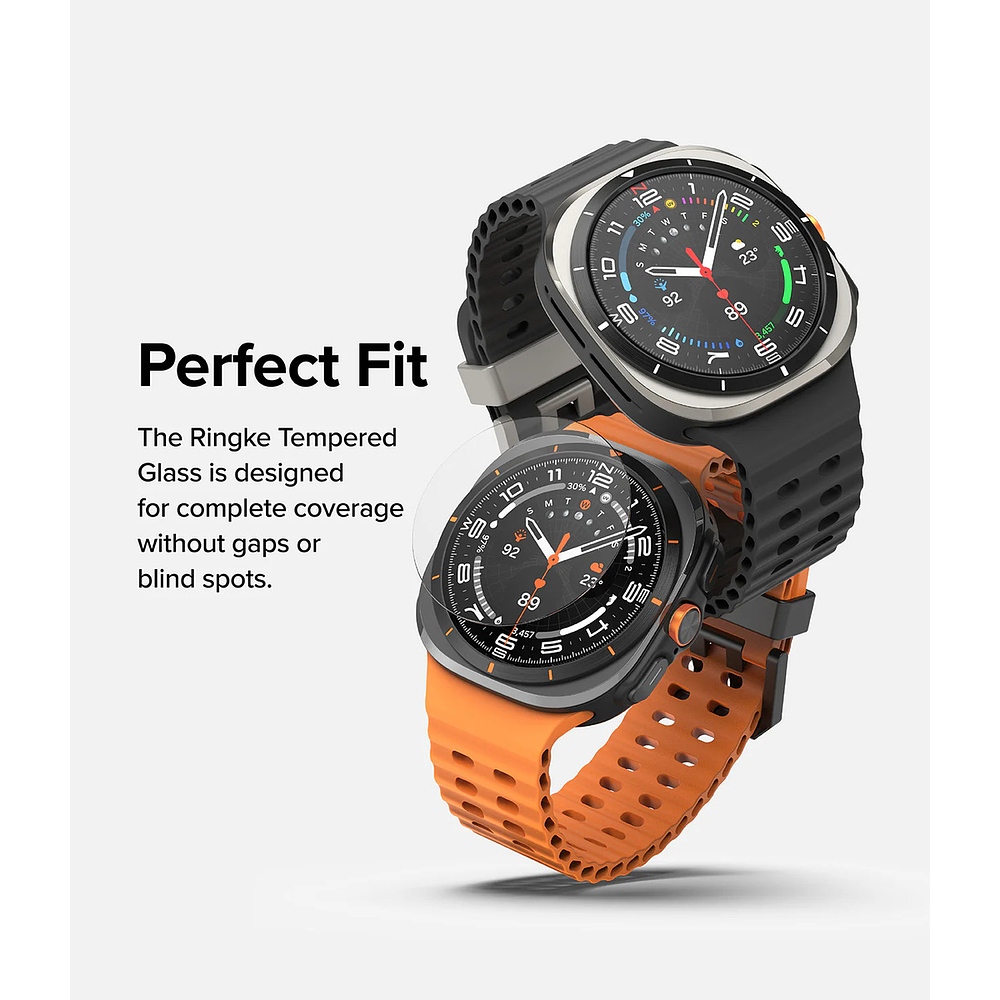 Mica De Vidrio Ringke Glass Para Galaxy Watch Ultra 2025 47mm 4pc 5