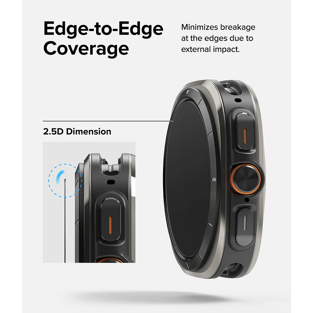 Mica De Vidrio Ringke Glass Para Galaxy Watch Ultra 2025 47mm 4pc 7