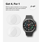 Mica De Vidrio Ringke Glass Para Galaxy Watch Ultra 2025 47mm 4pc 10