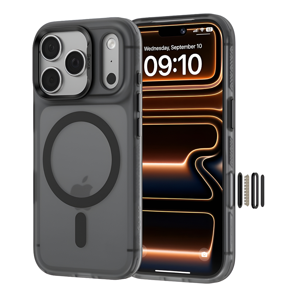 Case Benks Lucid Armor Magsafe Para Iphone 17 Pro 6.3 Smoke 1