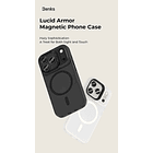 Case Benks Lucid Armor Magsafe Para Iphone 17 Pro 6.3 Smoke 6