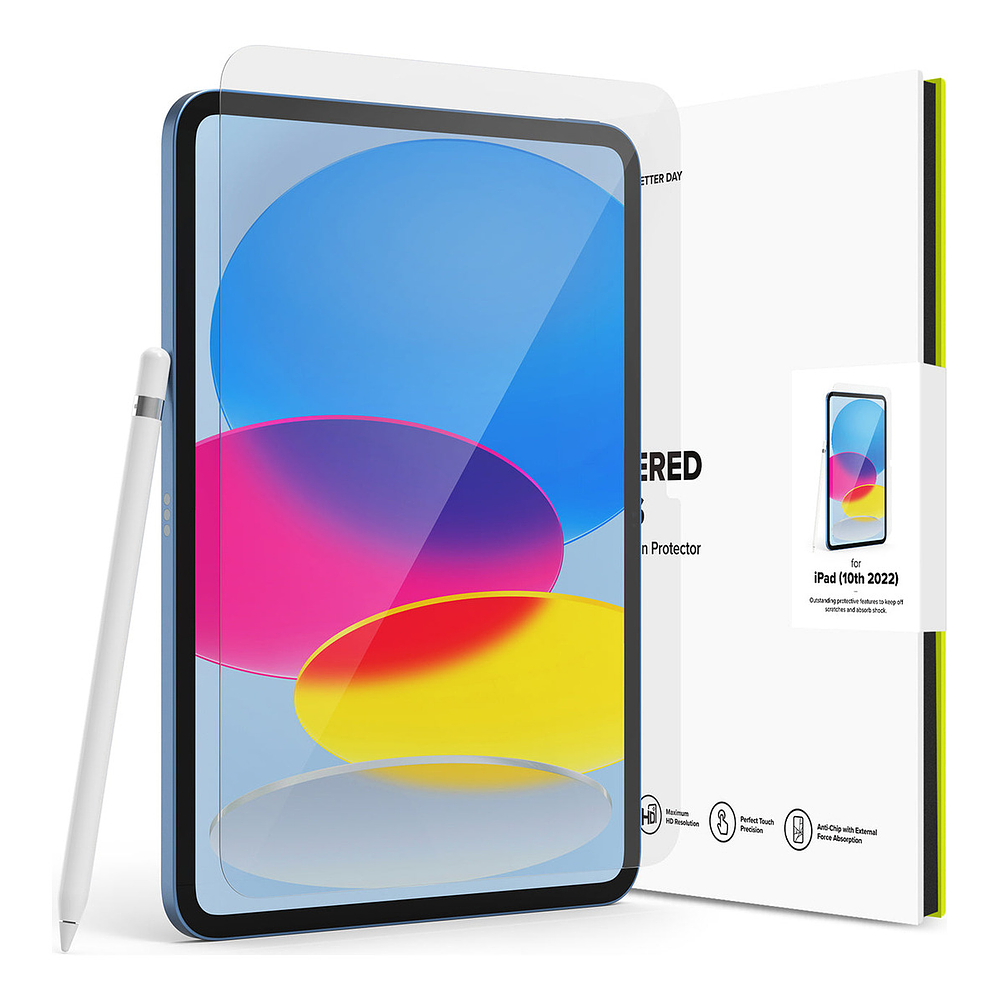 Mica Vidrio Ringke Glass Para iPad 10ma Gen A2696 A2757 Agua 1