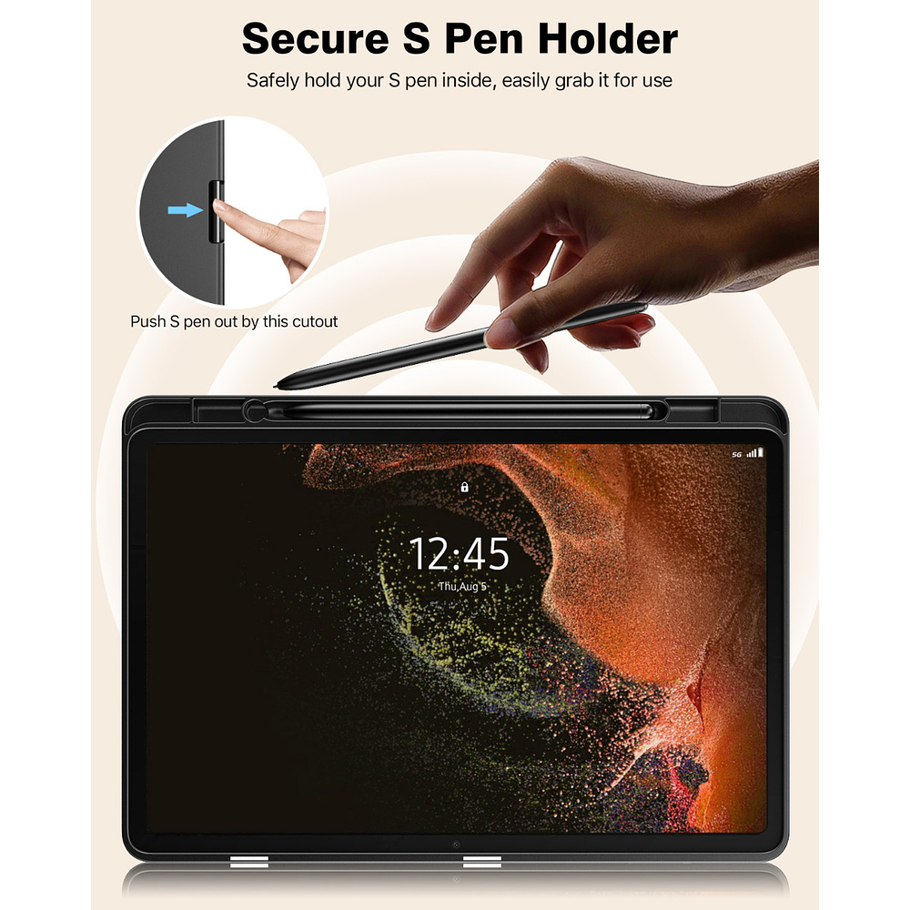 Case + Mica Para Galaxy Tab S10 Lite 10.9 X400 X406 (2025) 9