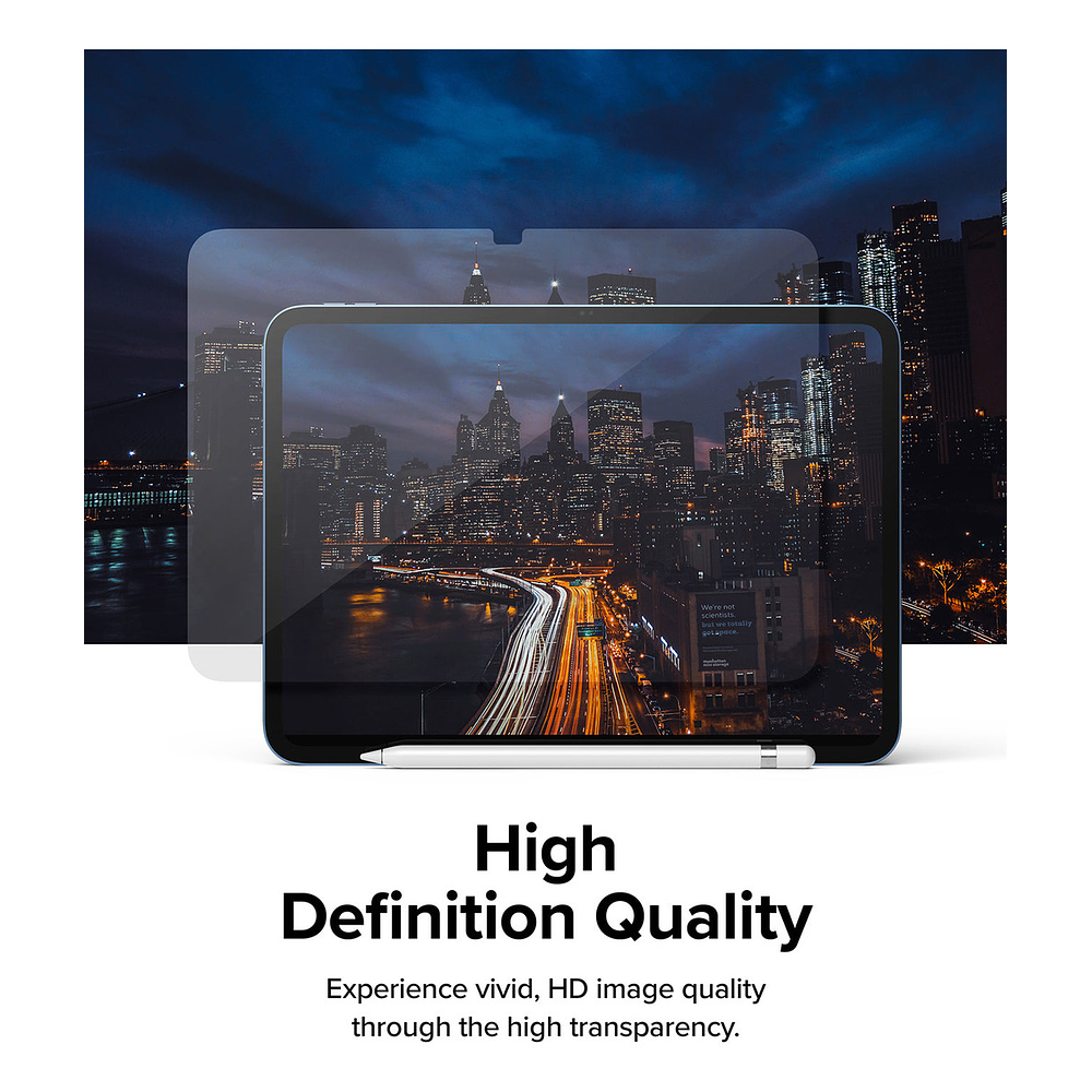 Mica Vidrio Ringke Glass Para iPad 10ma Gen A2696 A2757 Agua 5