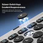 Teclado Portátil Touchflip Para Galaxy Tab S9 Plus X810 X816 8