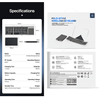 Teclado Portátil Touchflip Para Galaxy Tab S9 Plus X810 X816 10