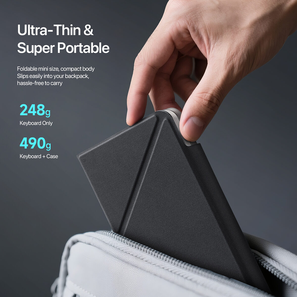 Teclado Portátil Touchfold Para Galaxy Tab A 9.7 T550 P550 5