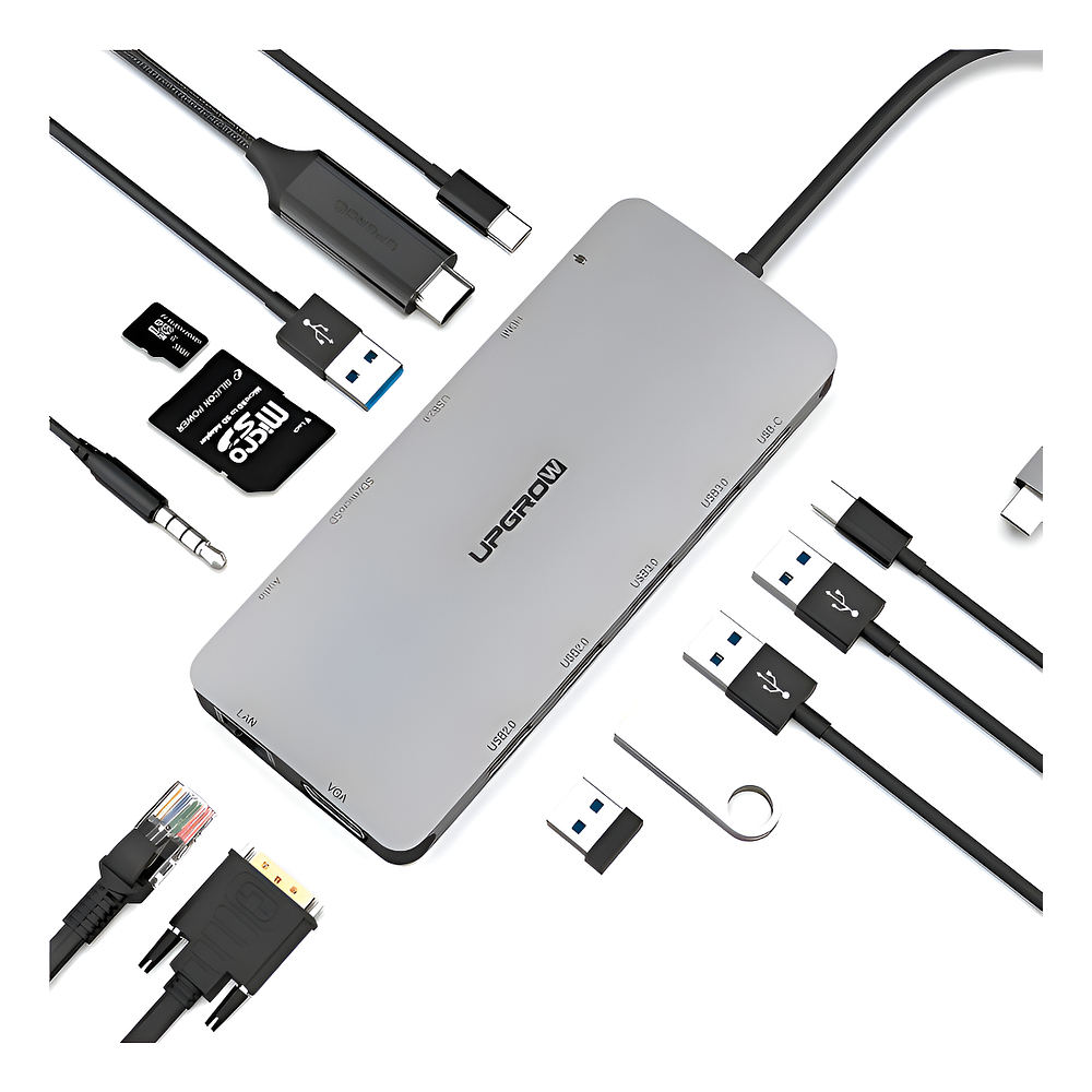 Hub Upgrow Usb C 13en1 Para Macbook Pro 14 M5 (2025) A3434 1