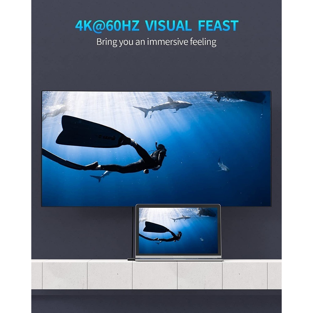 Hub Upgrow 7en2 Para Macbook Pro 14 M5 (2025) A3434 3