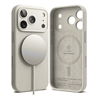 Case Ringke Silicone Magsafe Para Iphone 17 Pro 6.3 Stone 1