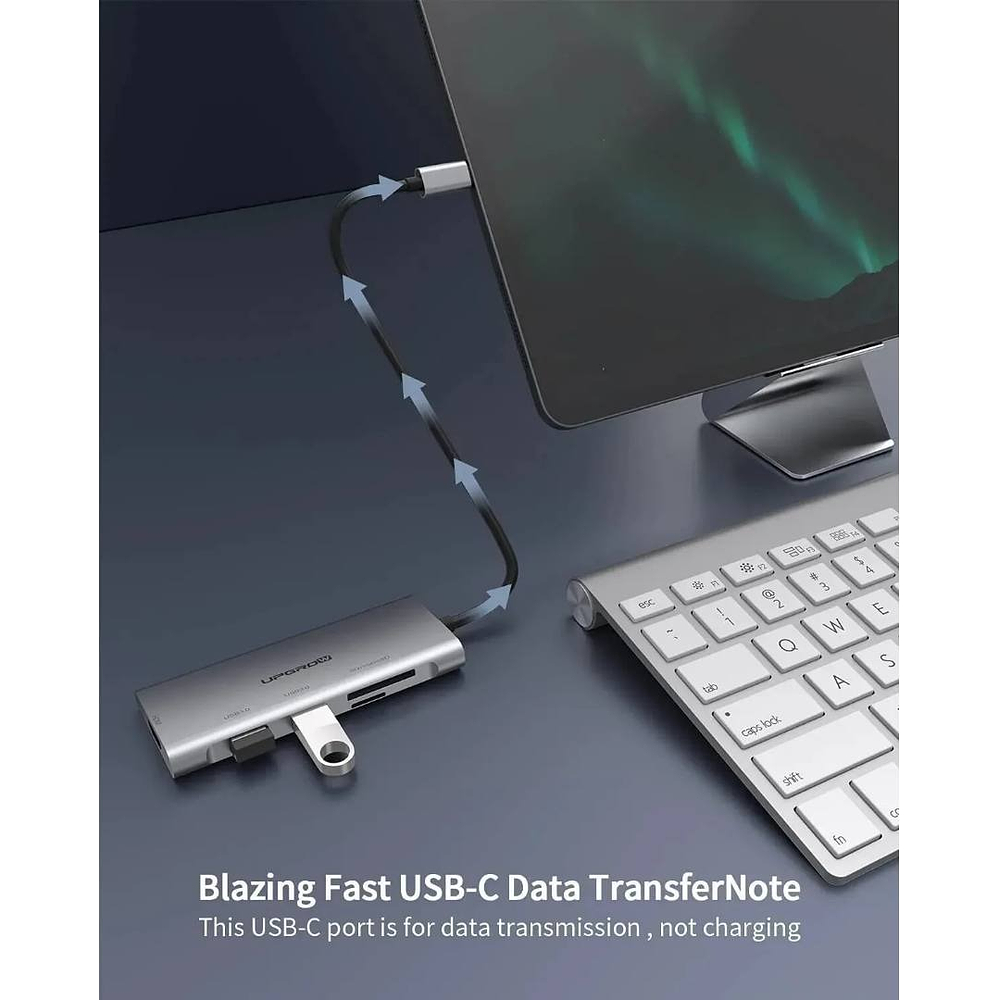 Hub Usb-c Upgrow 5en1 Para Macbook Pro 14 M5 (2025) A3434 5